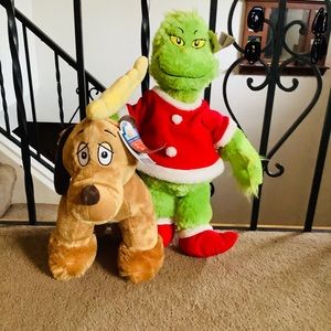 The Grinch and Max Stuffed Animals
